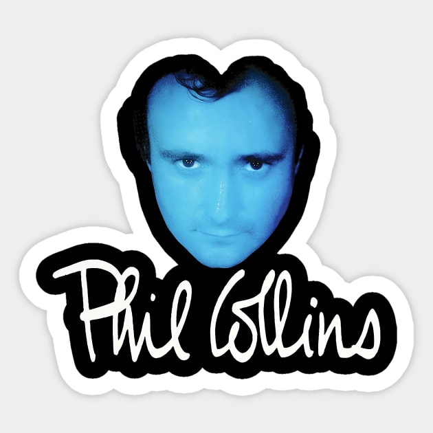 Phil Collins-80's Vintage Sticker by FelixSad